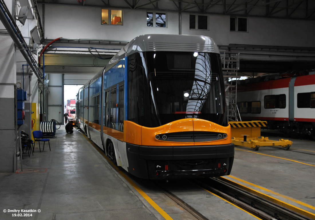 София, PESA Swing 122NaSF № 2311; София — Доставка на нови мотриси PESA 122NaSF Swing — ноември 2013 — април 2014 г.; Быдгощ — Завод PESA Bydgoszcz