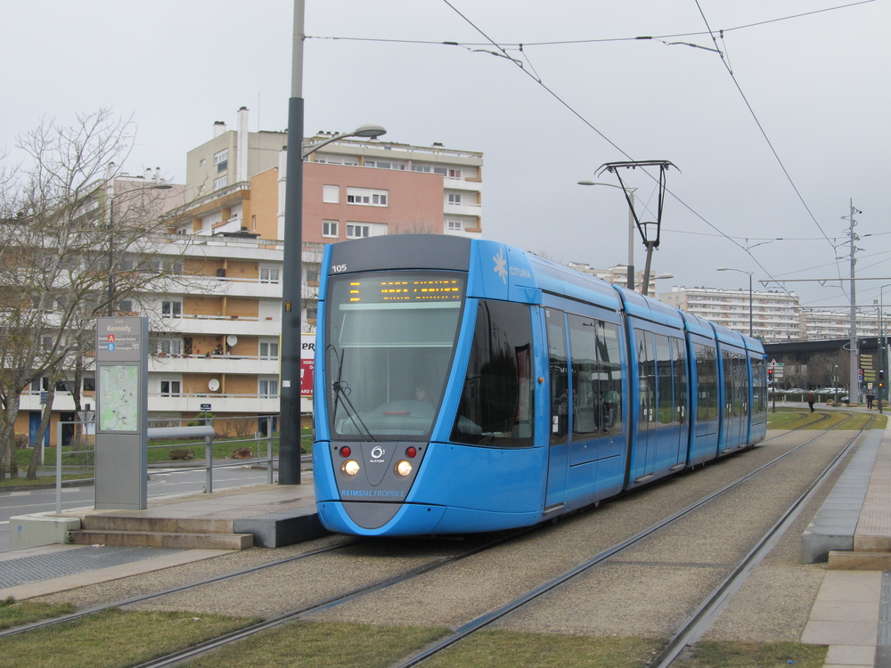 Реймс, Alstom Citadis 302 № 105