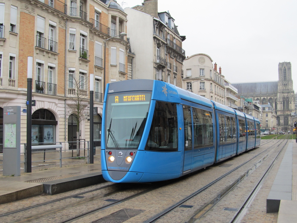 Реймс, Alstom Citadis 302 № 105