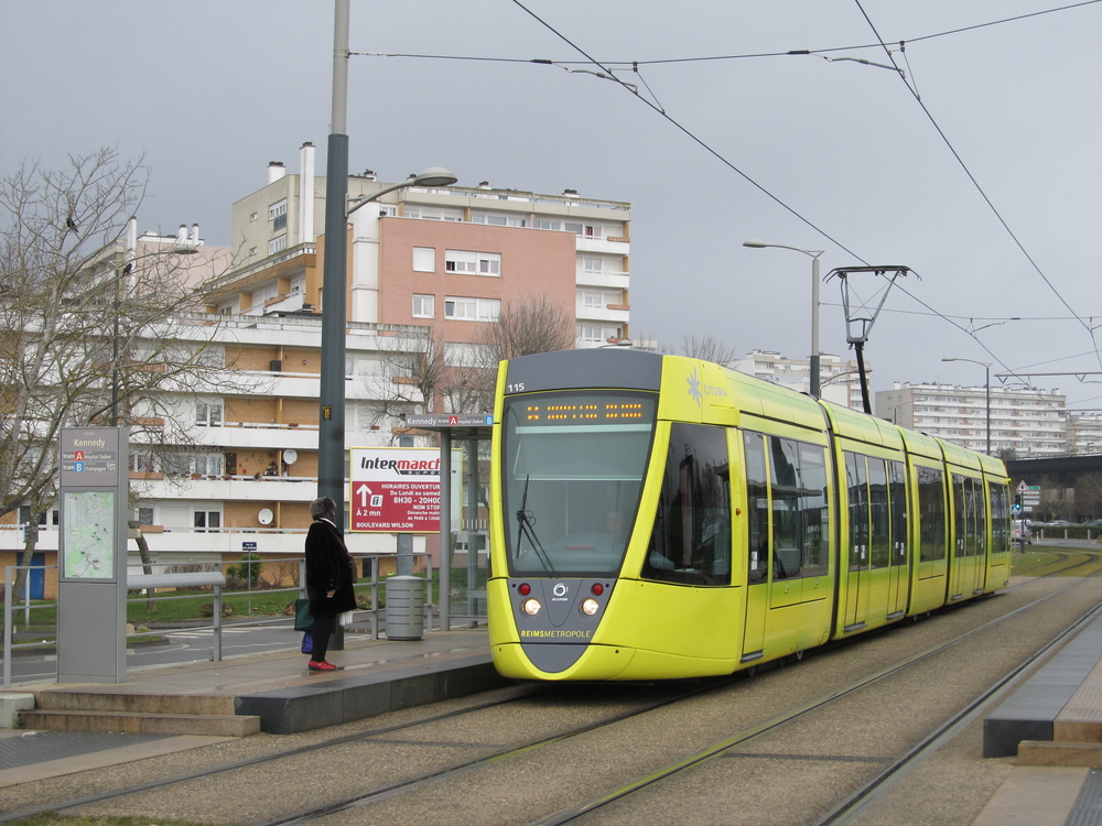 Реймс, Alstom Citadis 302 № 115