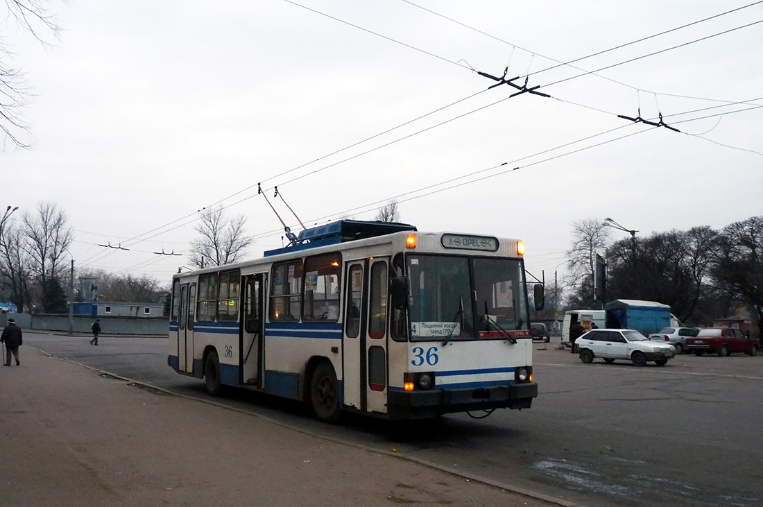 Полтава, ЮМЗ Т1Р (Т2П) № 36