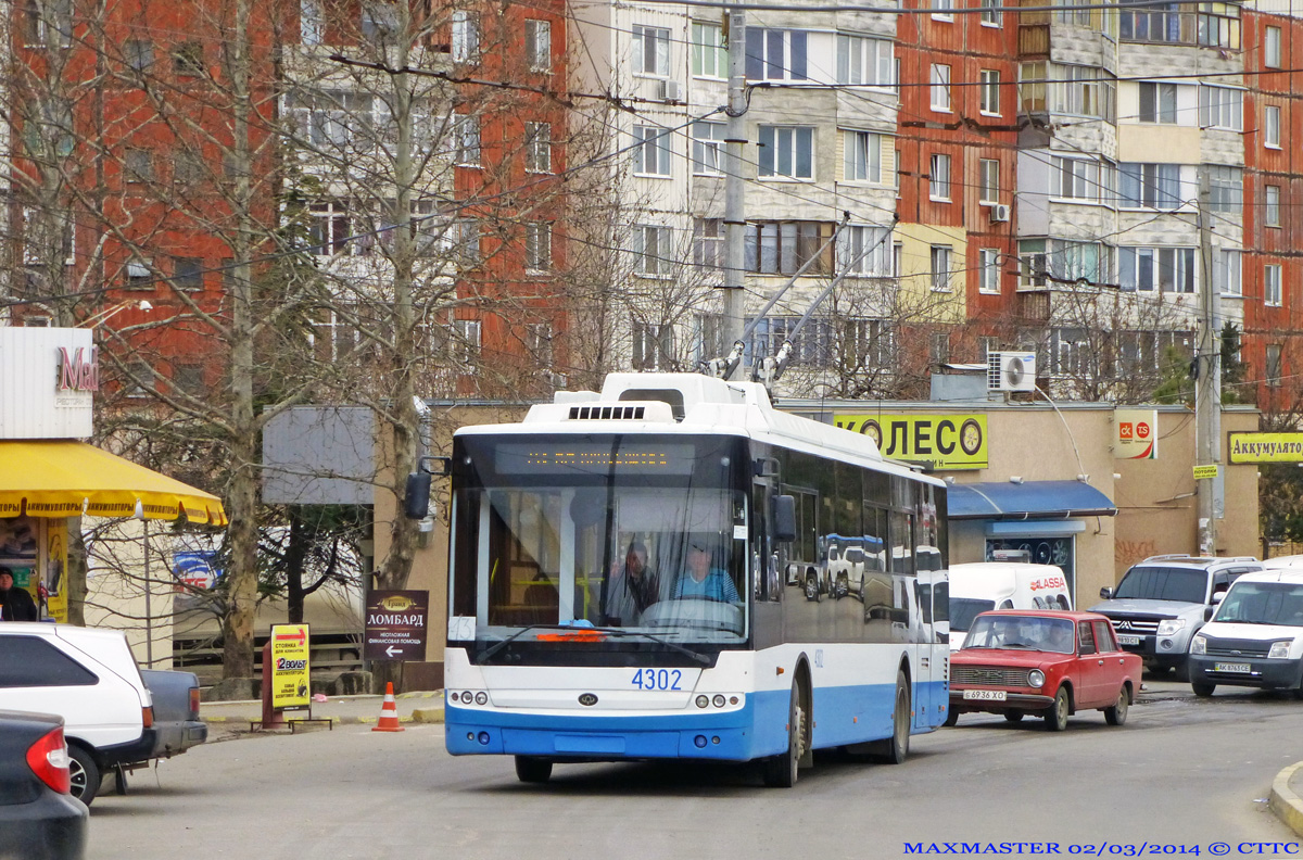 Крымский троллейбус, Богдан Т70110 № 4302