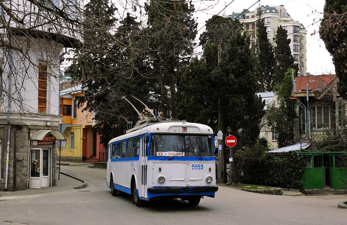 Крымский троллейбус, Škoda 9Tr21 № 5553