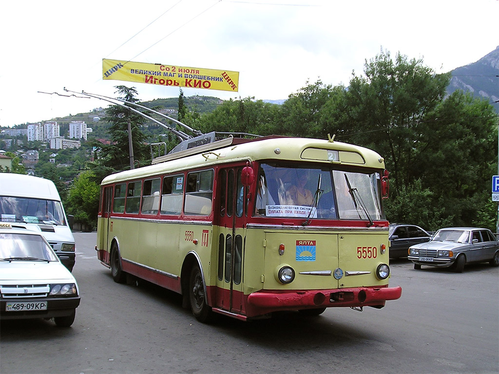 Крымский троллейбус, Škoda 9Tr21 № 5550