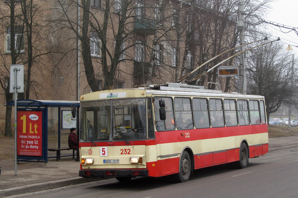 Каунас, Škoda 14Tr02 № 232