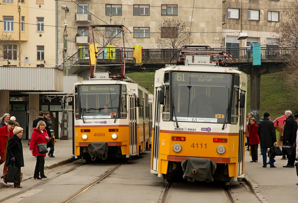 Будапешт, Tatra T5C5K2 № 4060; Будапешт, Tatra T5C5K2 № 4111