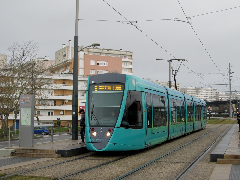 Реймс, Alstom Citadis 302 № 113
