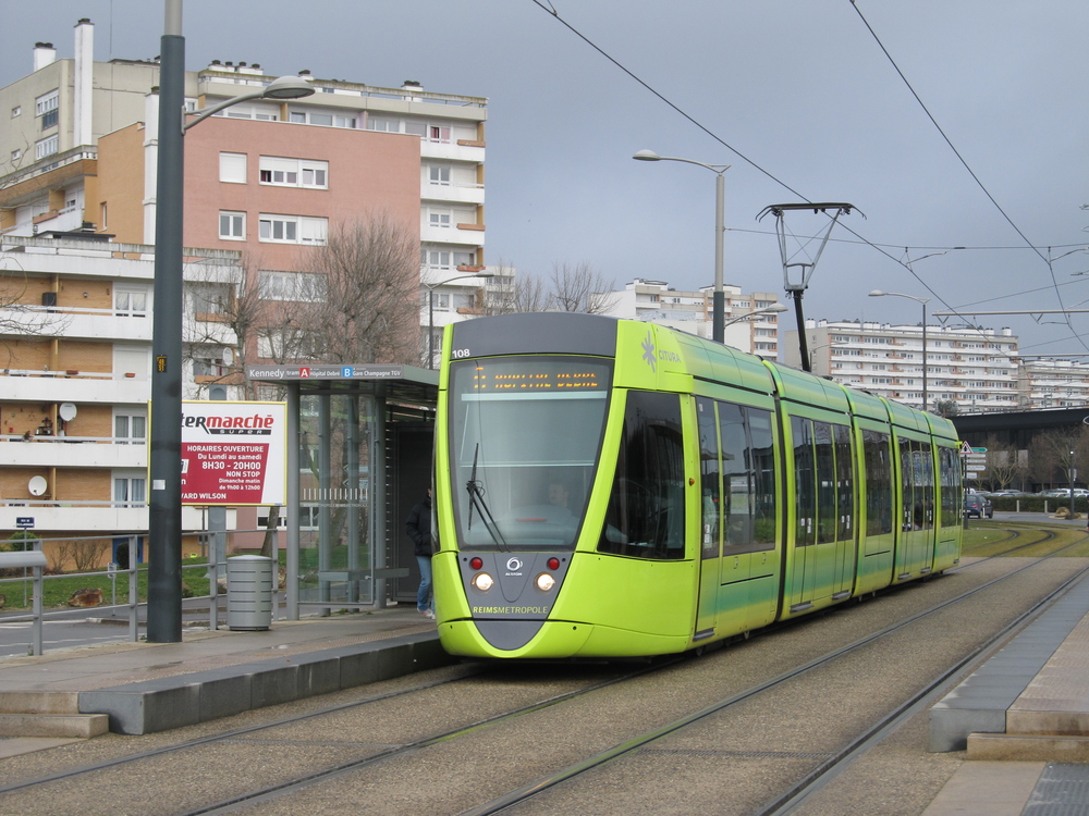 Реймс, Alstom Citadis 302 № 108