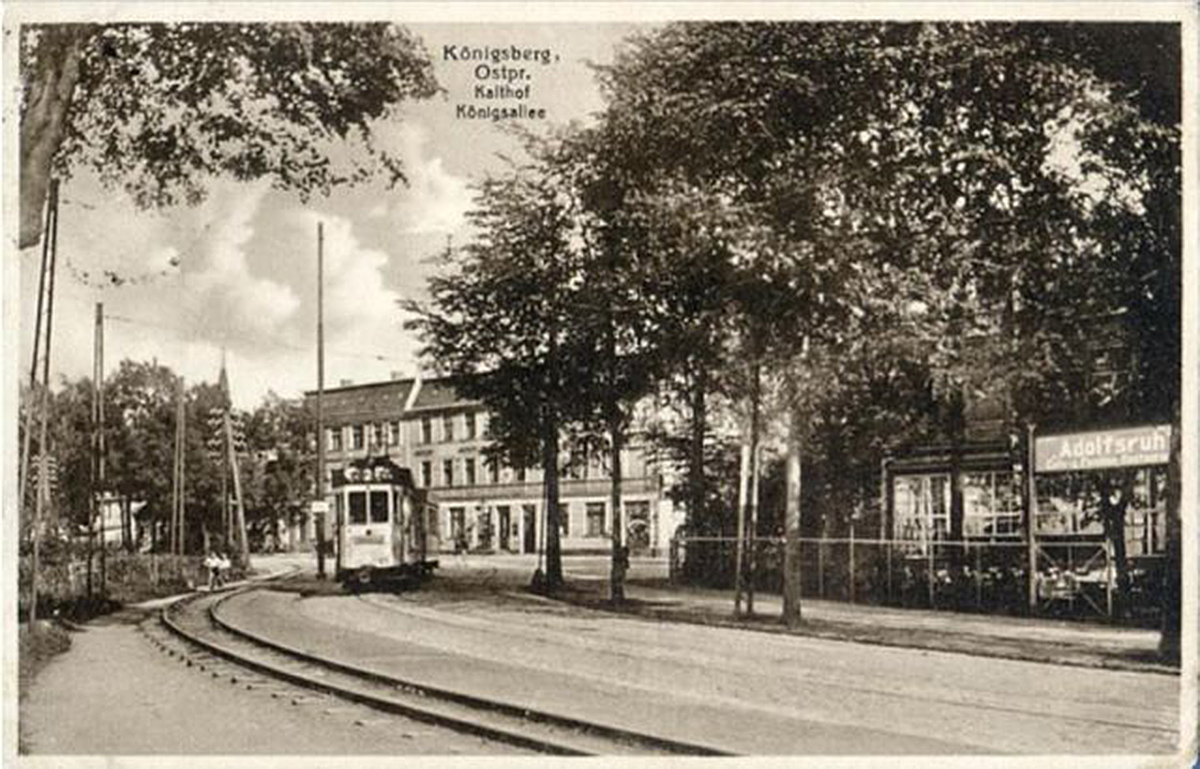 Калининград — Старые фото — Кёнигсбергский трамвай