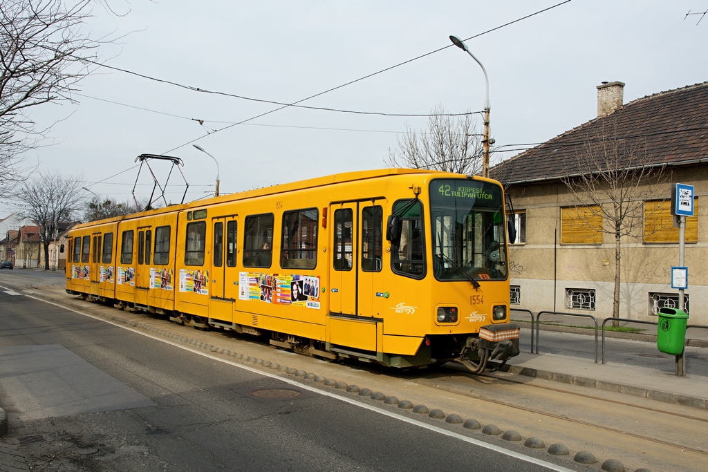Будапешт, Duewag TW6000 № 1554