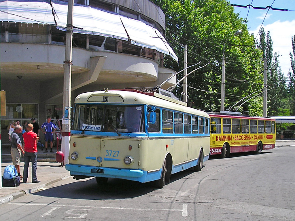 Крымский троллейбус, Škoda 9TrH27 № 3727