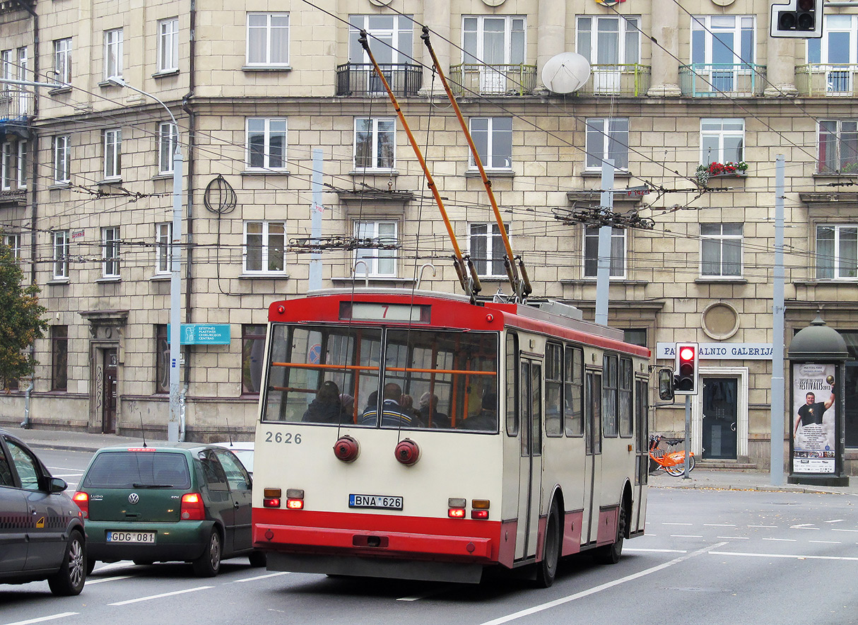 Вильнюс, Škoda 14Tr13/6 № 2626