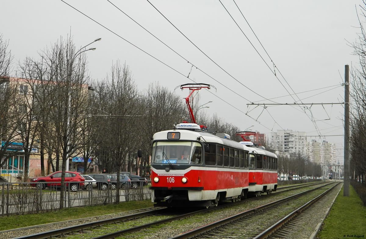 Краснодар, Tatra T3SU КВР ТМЗ № 106