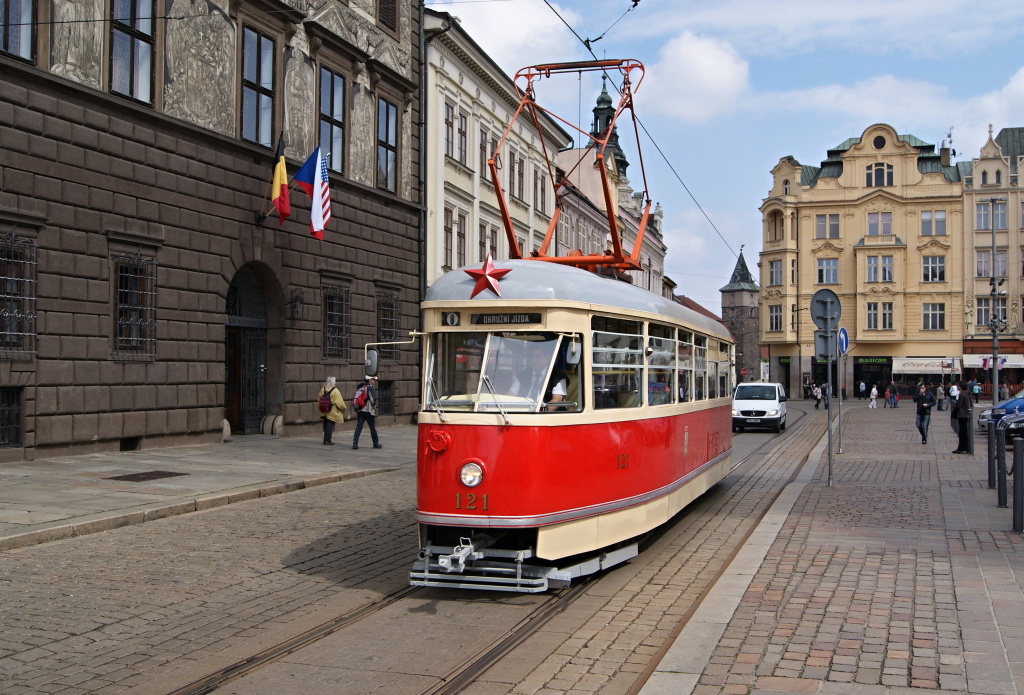 Plzeň, Tatra T1 Br. 121 Plzeň, Tatra T1 Br. 121