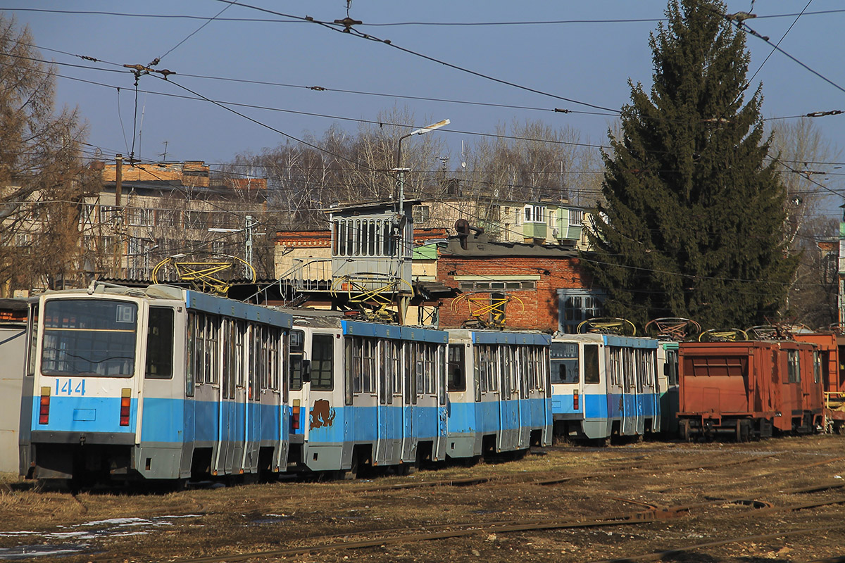 Коломна, 71-608КМ № 144; Коломна, ВТК-09Б № 216п