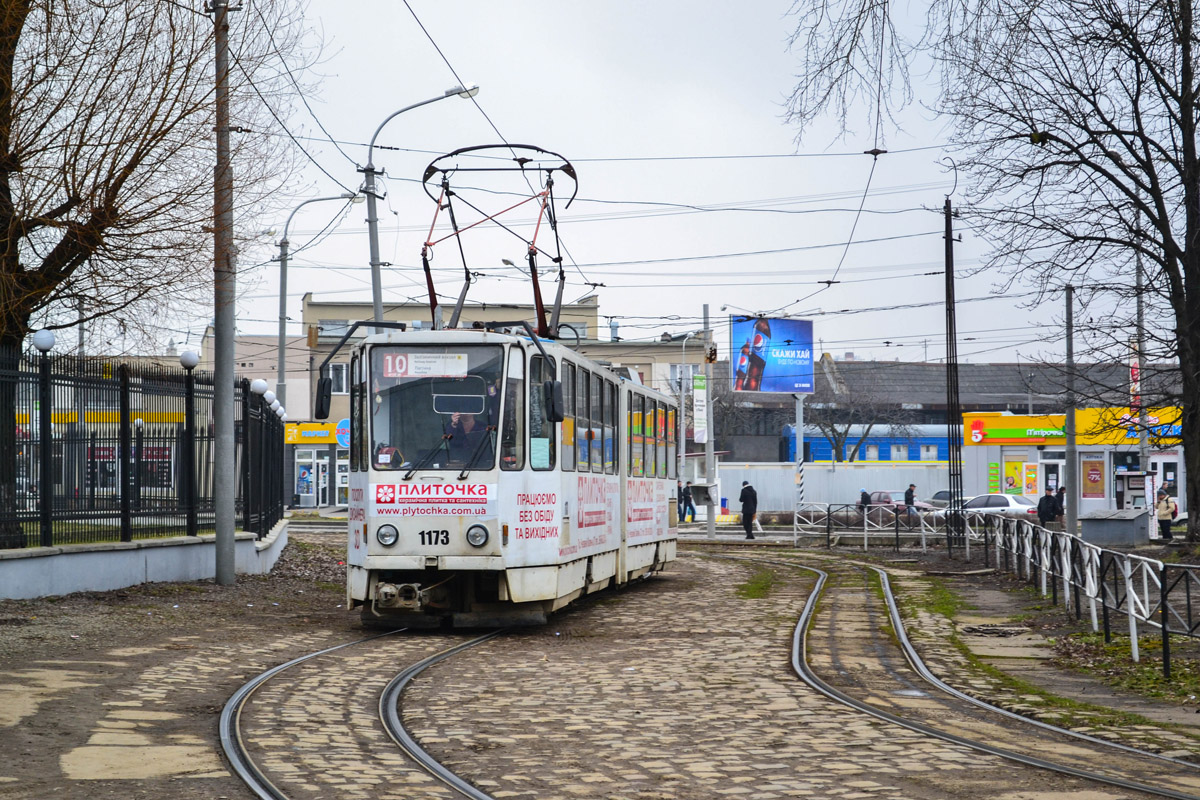 Львов, Tatra KT4SU № 1173