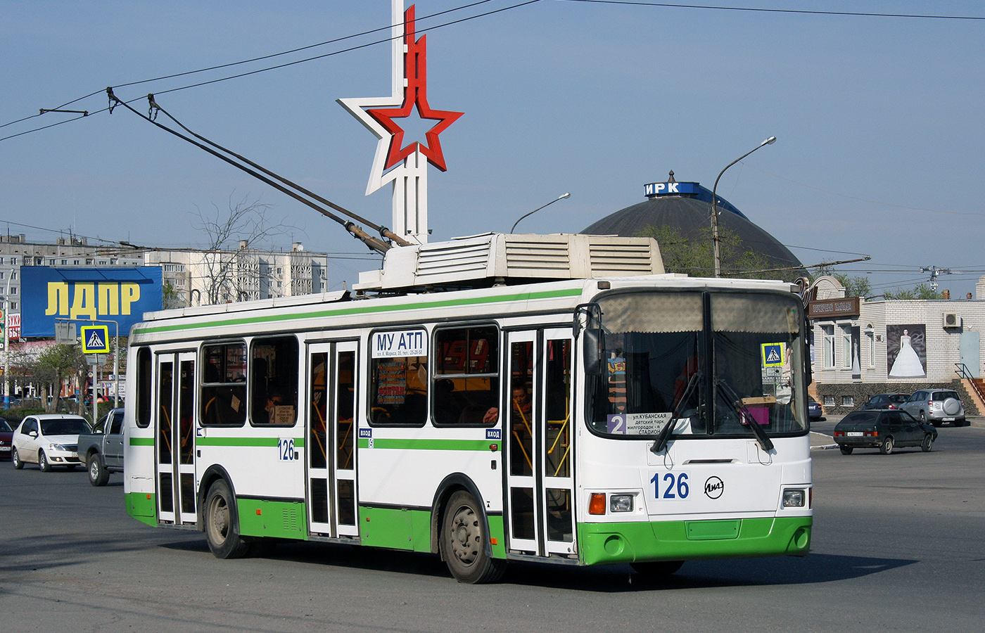 Астрахань, ЛиАЗ-5280 № 126 Астрахань, ЛиАЗ-5280 № 126