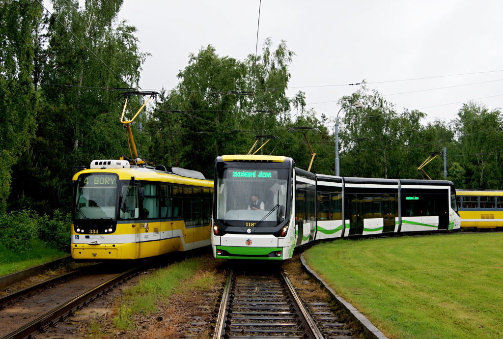 Plzeň, Škoda 26T ForCity Classic č. 118; Plzeň — Brand new tramways from the Škoda factory