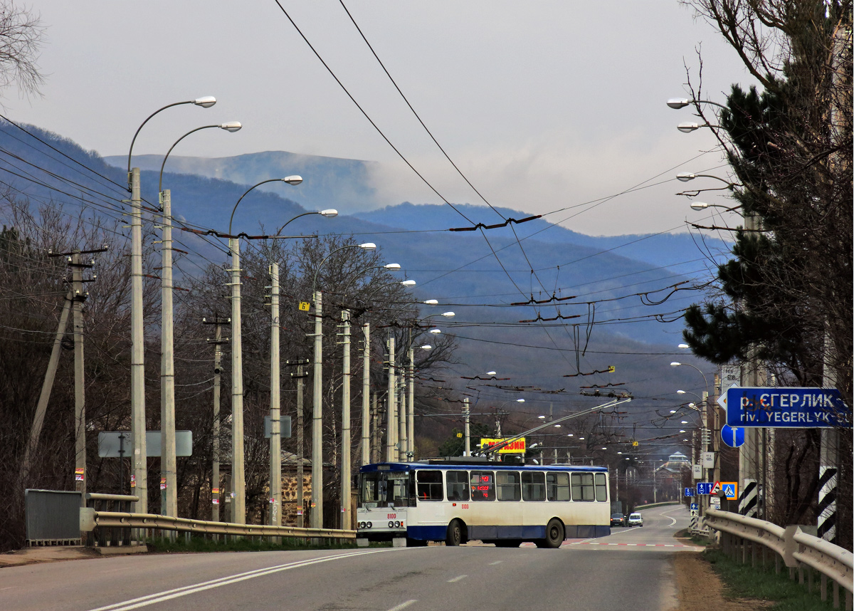 ყირიმის ტროლეიბუსი, Škoda 14Tr89/6 № 8100