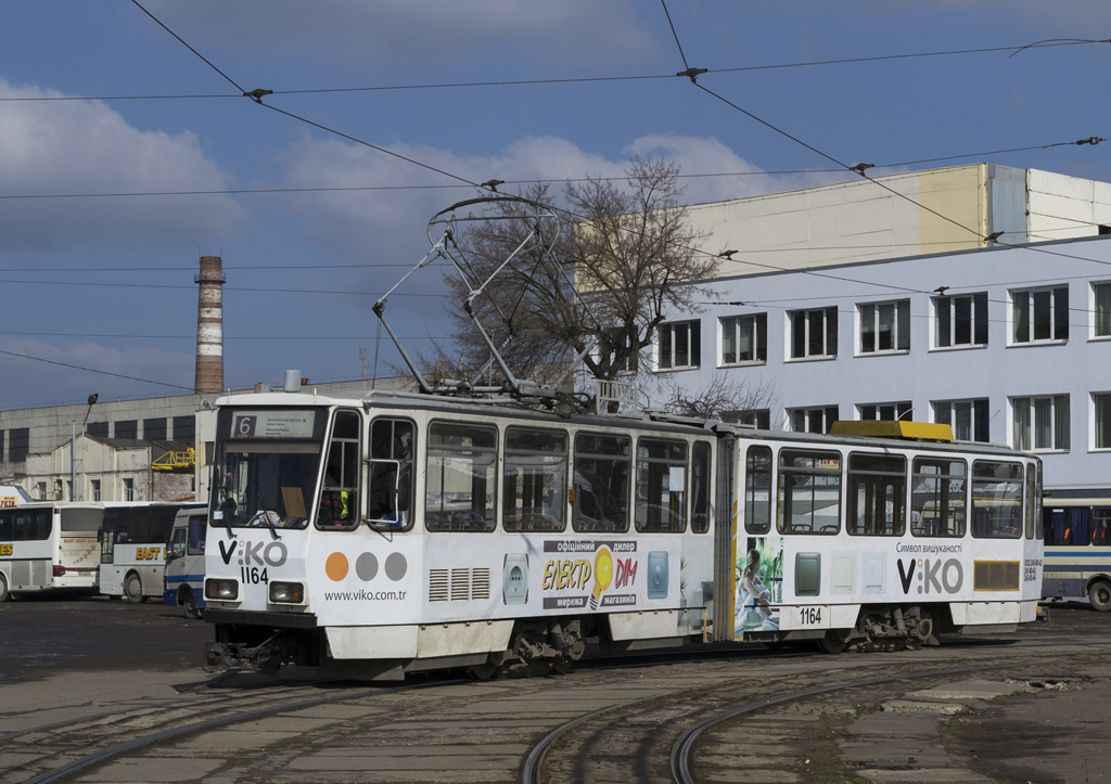 Львов, Tatra KT4D № 1164