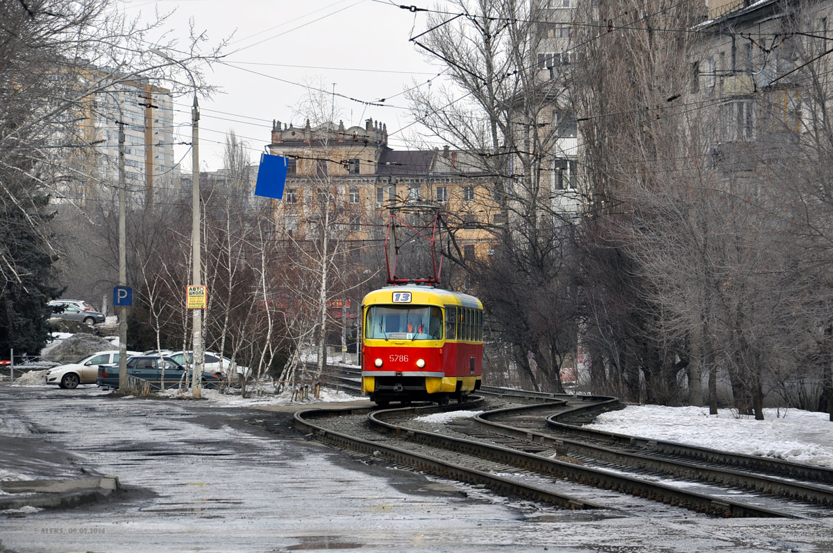 Волгоград, Tatra T3SU (двухдверная) № 5786