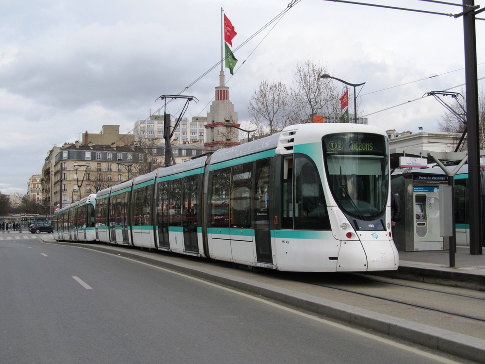 Париж -  Версаль -  Ивелин, Alstom Citadis 302 № 409