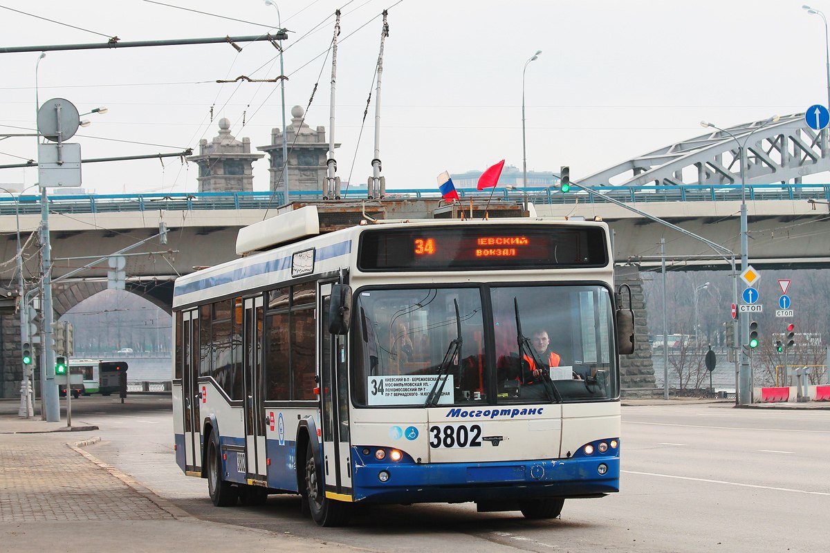 Москва, СВАРЗ-МАЗ-6235.00 № 3802