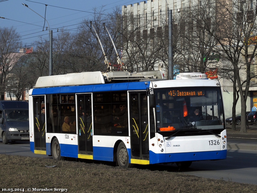 Санкт Петербург, Тролза-5265.00 «Мегаполис» № 1326
