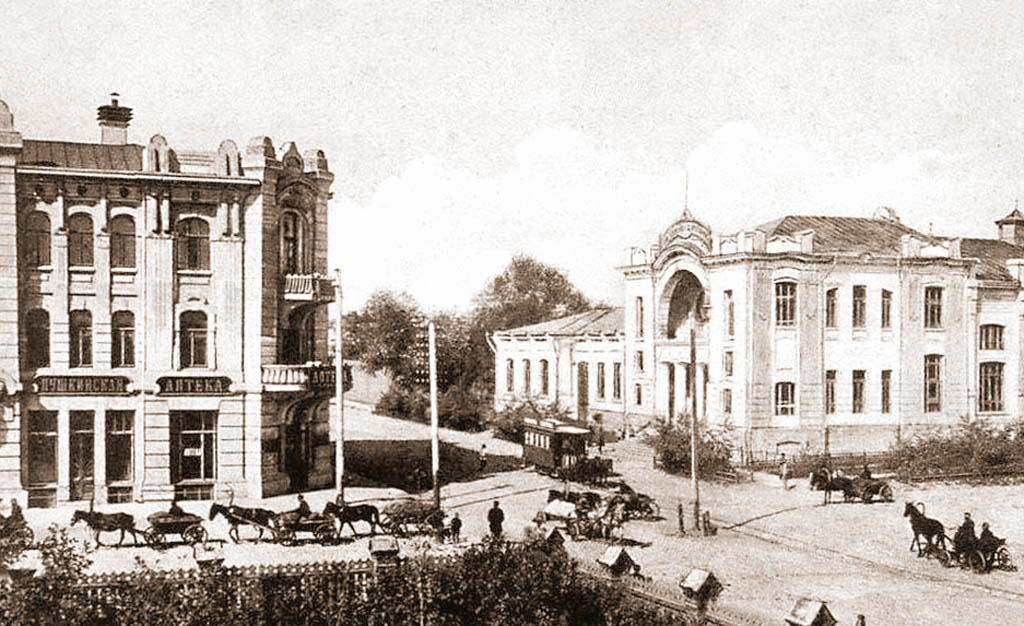 Самара — Исторические фотографии — Конно-железная дорога; Самара — Трамвайные линии