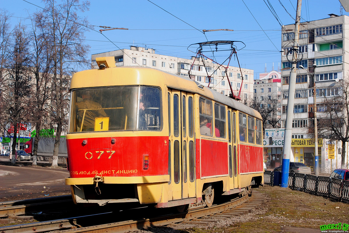 Орёл, Tatra T3SU № 077