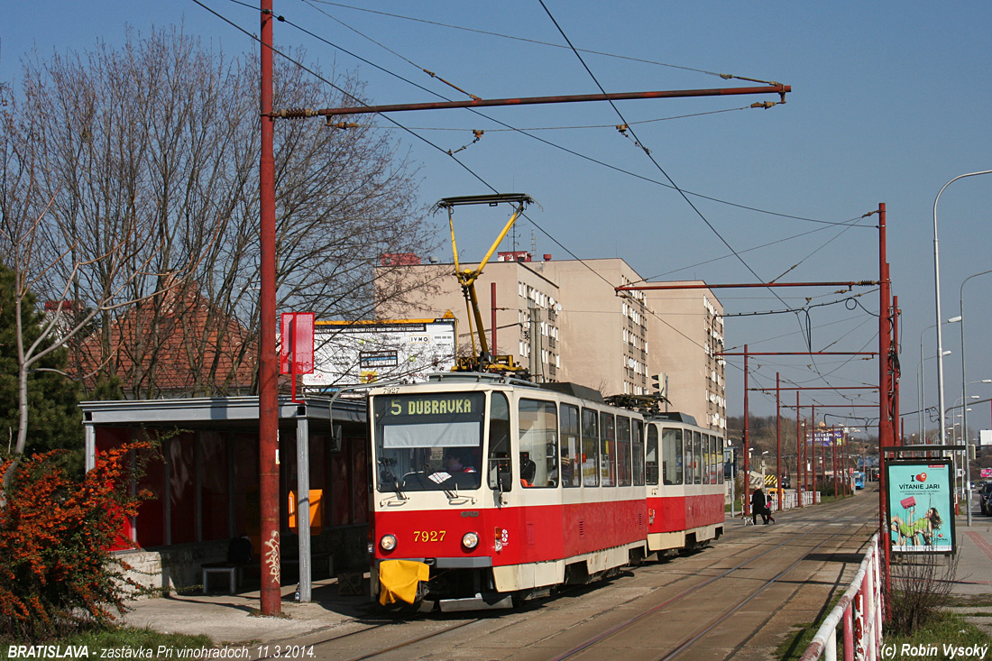 Братислава, Tatra T6A5 № 7927