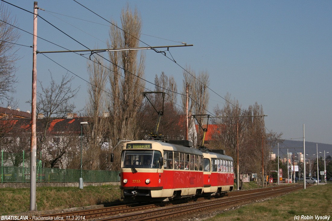 Братислава, Tatra T3M № 7733