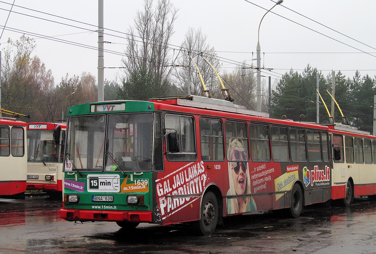 Вильнюс, Škoda 14Tr13/6 № 1639