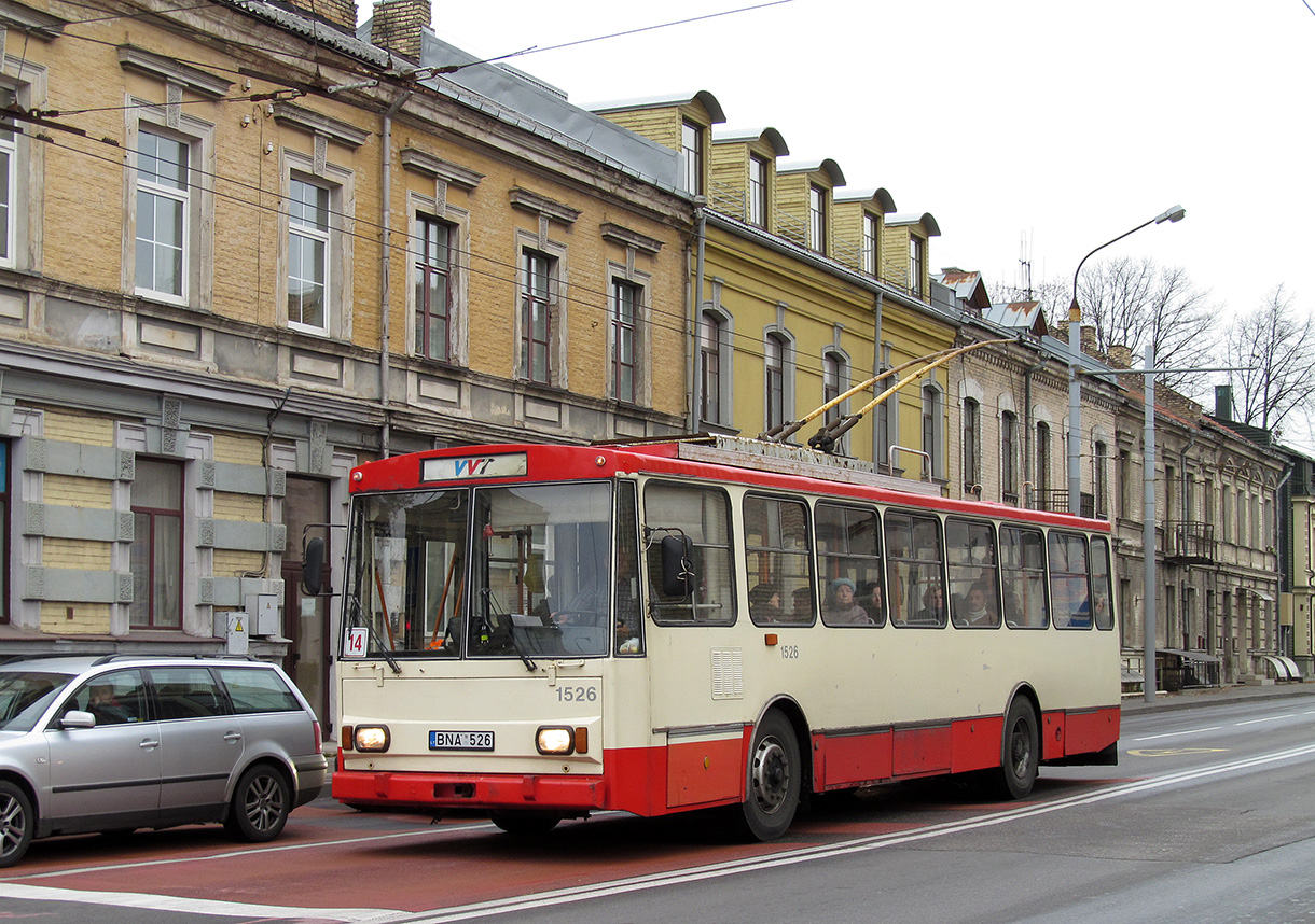 Вильнюс, Škoda 14Tr02/6 № 1526