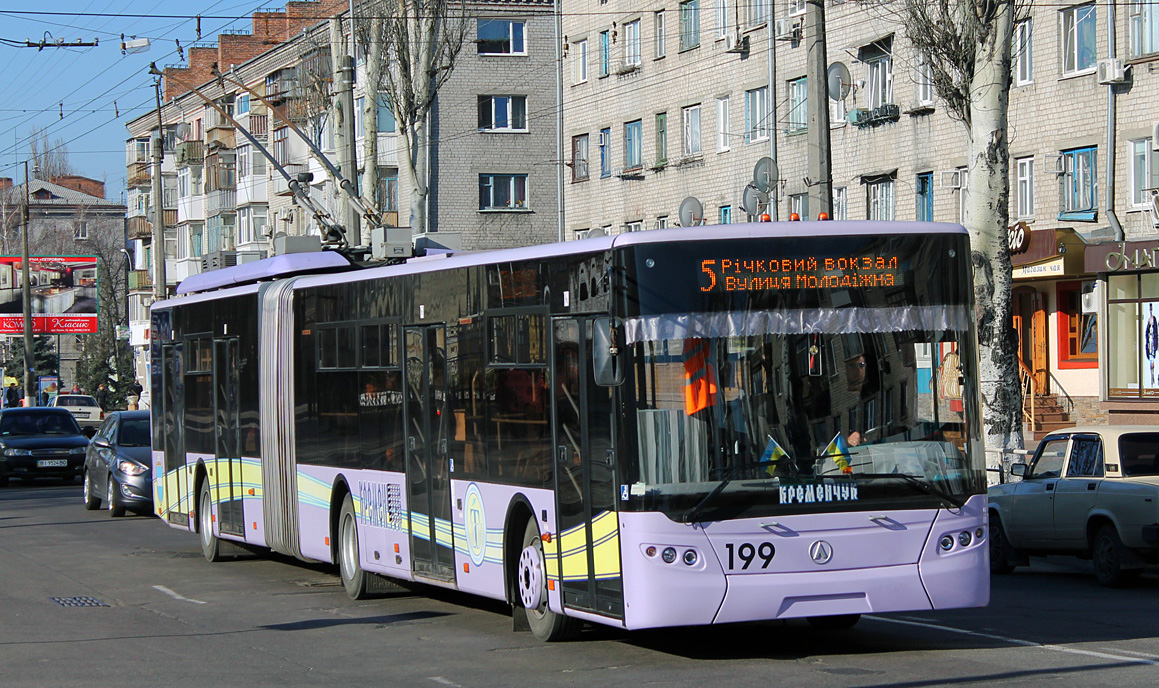 Кременчуг, ЛАЗ E301A1 № 199