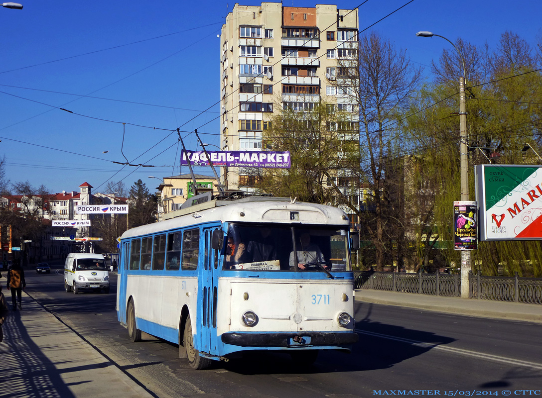 Крымский троллейбус, Škoda 9TrH27 № 3711