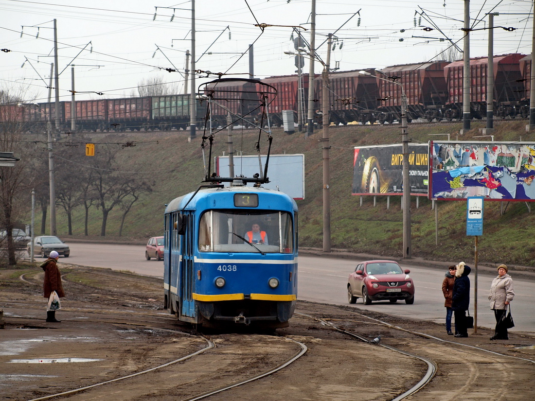 Одесса, Tatra T3R.P № 4038