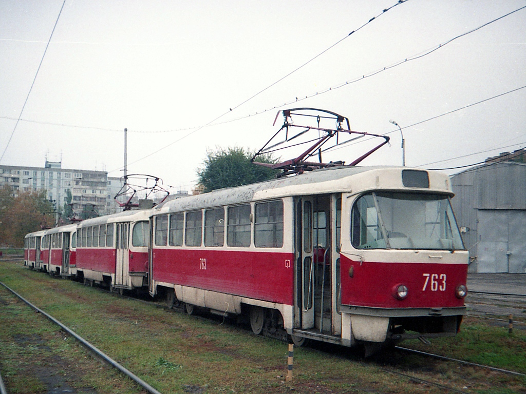 Самара, Tatra T3SU (двухдверная) № 763