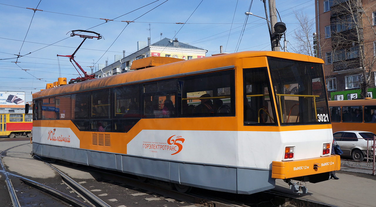 Барнаул, Tatra T3SU КВР Барнаул № 3021