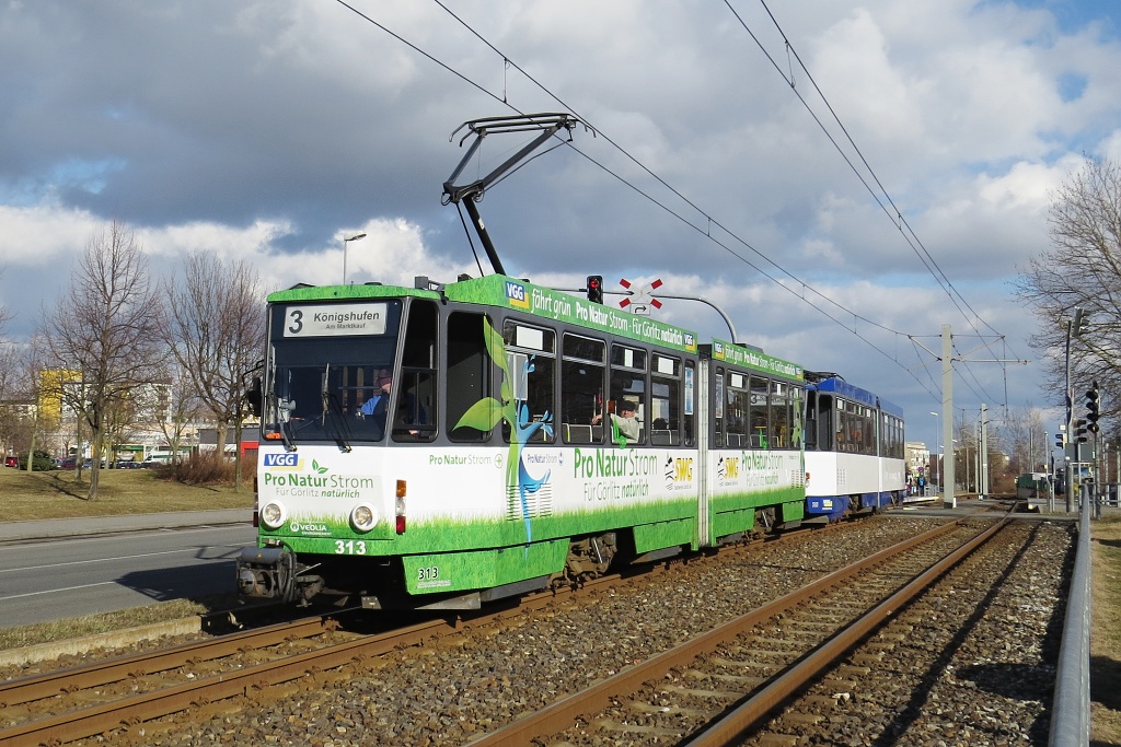 Görlitz, Tatra KT4DC № 313