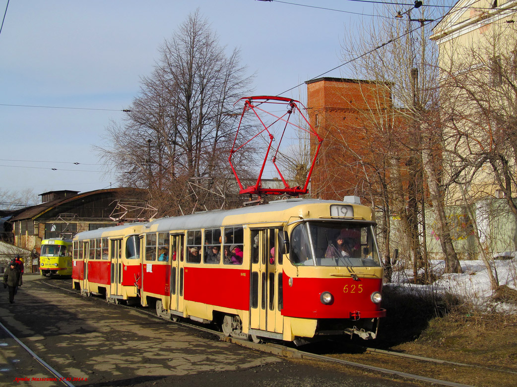 Екатеринбург, Tatra T3SU (двухдверная) № 625