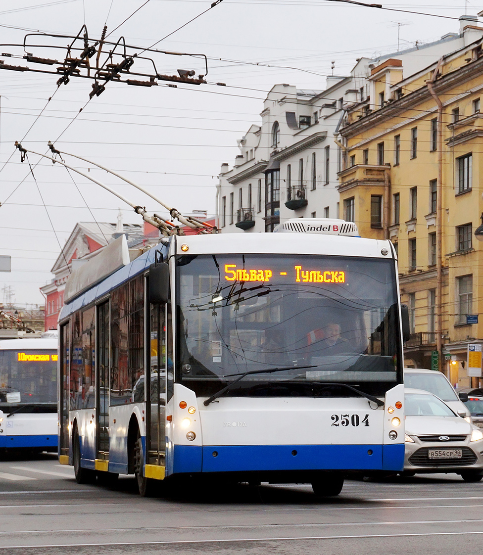 Sanktpēterburga, Trolza-5265.00 “Megapolis” № 2504 Sanktpēterburga, Trolza-5265.00 “Megapolis” № 2504