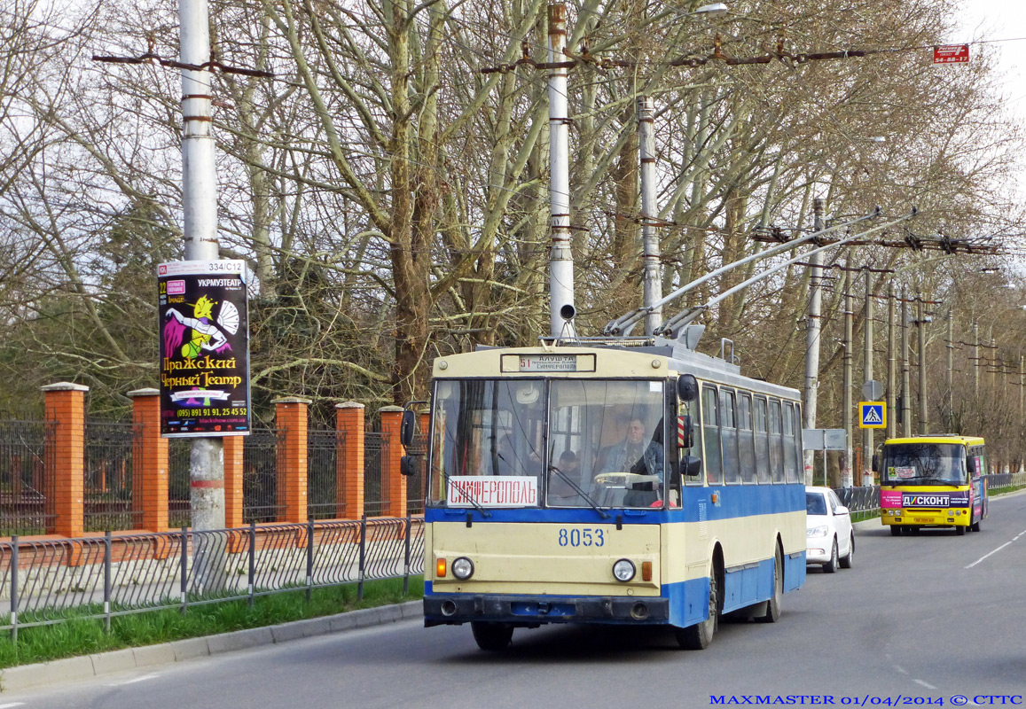 Krimski trolejbus, Škoda 14Tr02/6 č. 8053