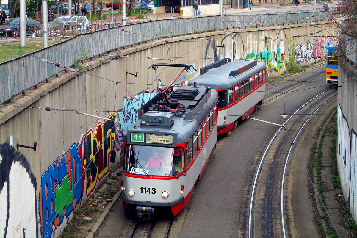 София, Tatra T4DC № 1143