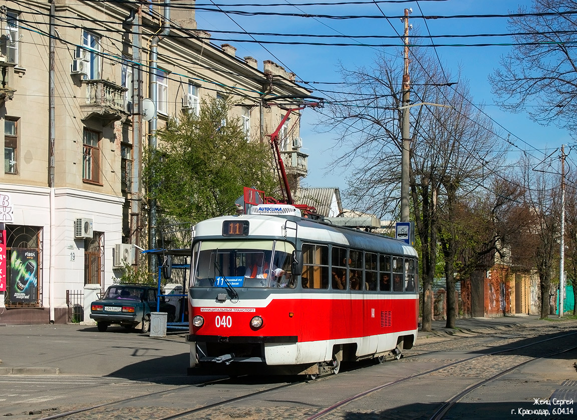 Краснодар, Tatra T3SU КВР МРПС № 040