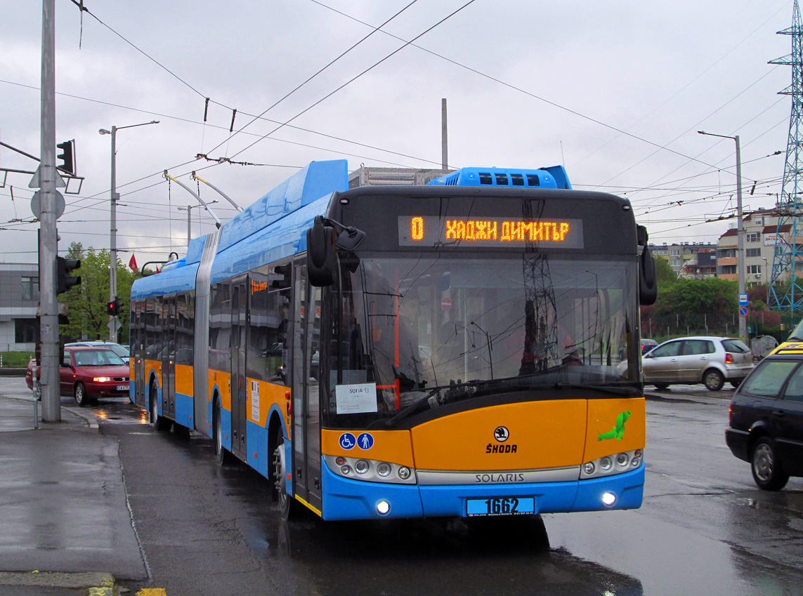 София, Škoda 27Tr Solaris III № 1662; София — Изпитания на Škoda 27Tr Solaris — 2014