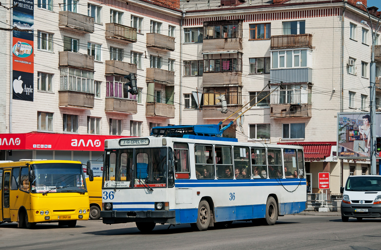Полтава, ЮМЗ Т1Р (Т2П) № 36
