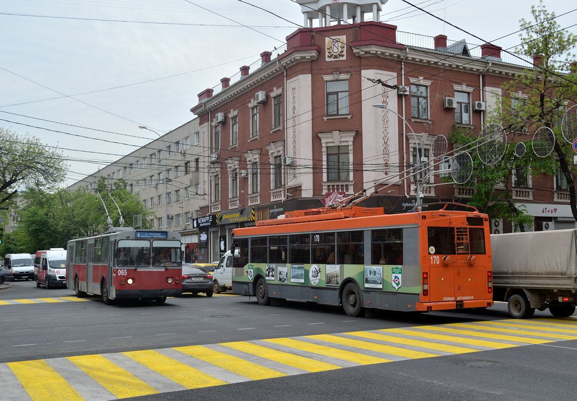 Краснодар, ЗиУ-682В-012 [В0А] № 065; Краснодар, Тролза-5275.07 «Оптима» № 170