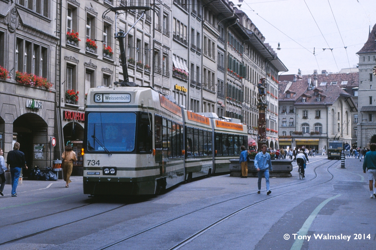 Берн, ACMV/ABB/Duewag Be 4/8 № 734