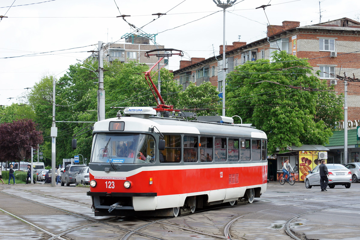 Краснодар, Tatra T3SU КВР ТМЗ № 123 Краснодар, Tatra T3SU КВР ТМЗ № 123